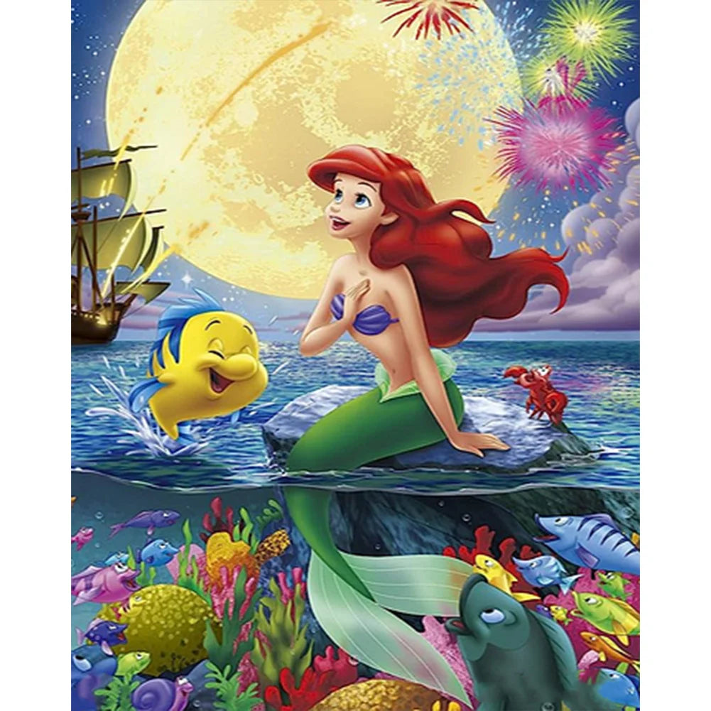 Buy Full Drill 5D Diamond Painting Kits for Adults Disney The Little  Mermaid Ariel for Home Wall Decor Special Gift Round Diamond 11.8x15.8in  Online at desertcartDenmark