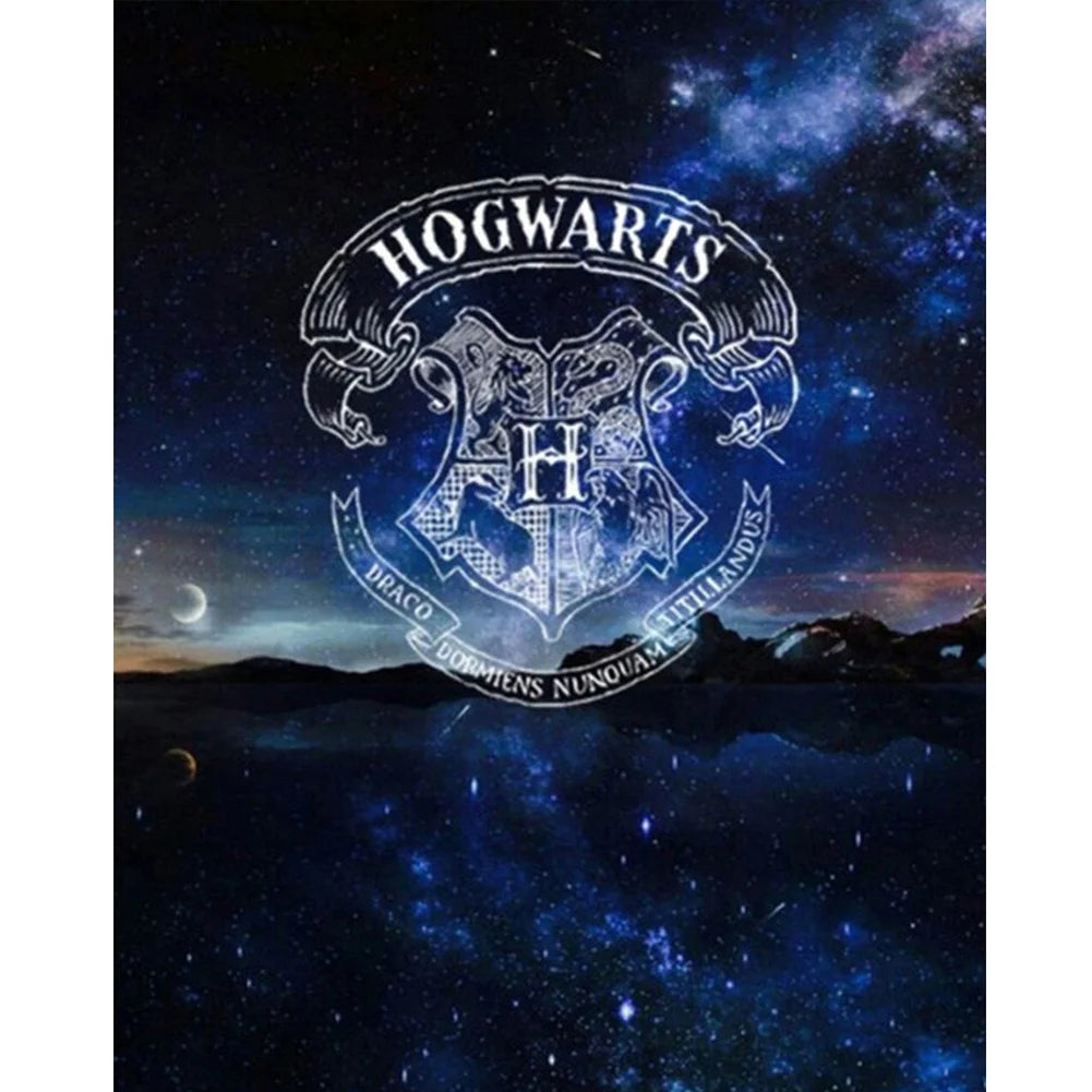 Harry Potter Academy 40*40cm(picture) full round drill diamond painting 4  to 12 colors of AB drills