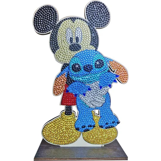 DIY Ornament Diamond Painting Mickey and Stitch – Jules' Diamond Art
