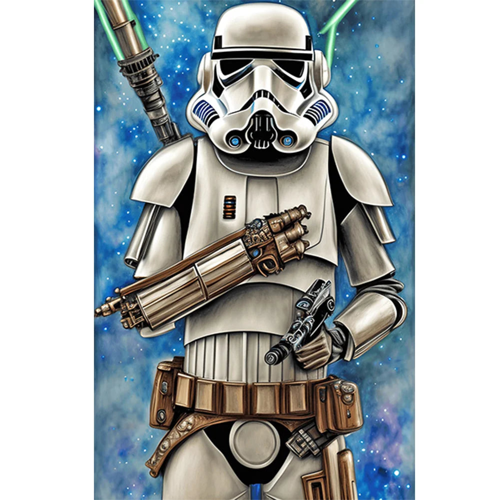 Star Wars Stormtrooper 40*60cm full round drill diamond painting