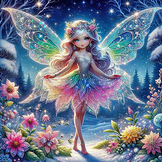 Crystal Little Fairy 50*50cm full round drill (40 colours) diamond painting