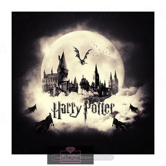 Harry Potter Full 11CT pre-stamped canvas 40*40cm cross stitch