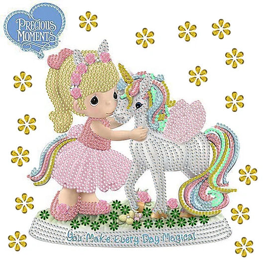 Precious Moment Doll 30*30cm special shaped drill diamond painting