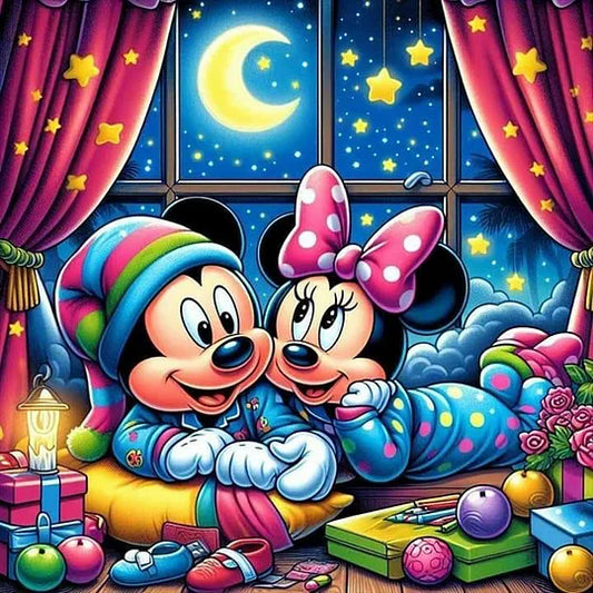 Mickey Mouse 35*35cm full round drill diamond painting
