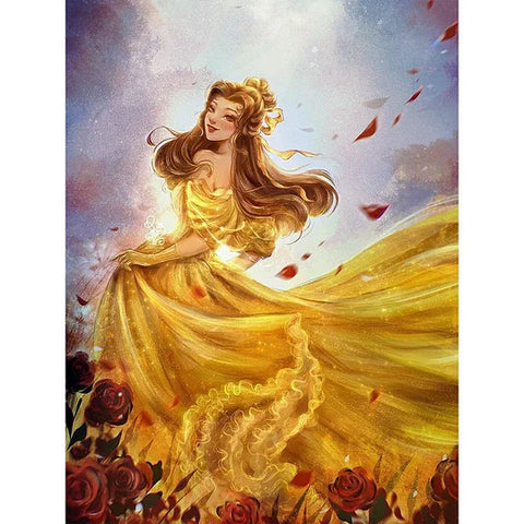 Beauty and The Beast 40*70cm full round drill diamond painting