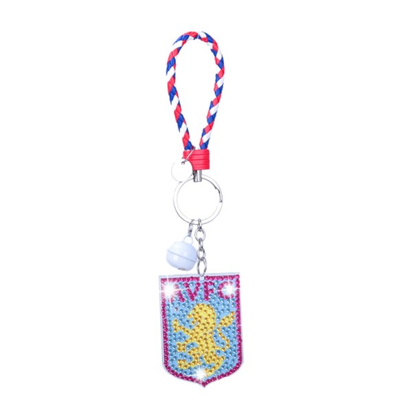 Diamond Painting Double Sided Keychain Aston Villa