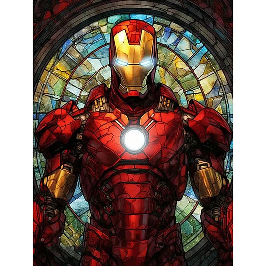 Heroes Iron Man 30*40cm full round drill diamond painting