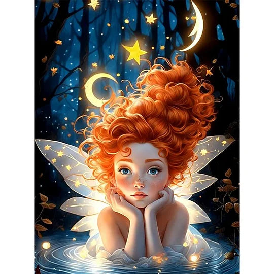 Fairy Girl 30*40cm full round drill diamond painting