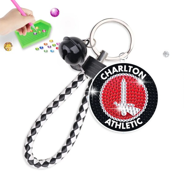 Double Sided Diamond Painting Keychain Charlton Athletic Football Club