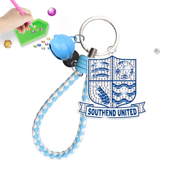 Double Sided Diamond Painting Keychain Southend United Football Club