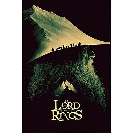 Lord of the rings poster 40*60cm full round drill diamond painting