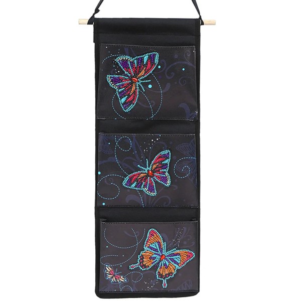 Butterfly Diamond Painting hanging storage pouches