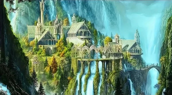 Lord of The Rings Castle 55*95cm full round drill (40 colours) diamond painting