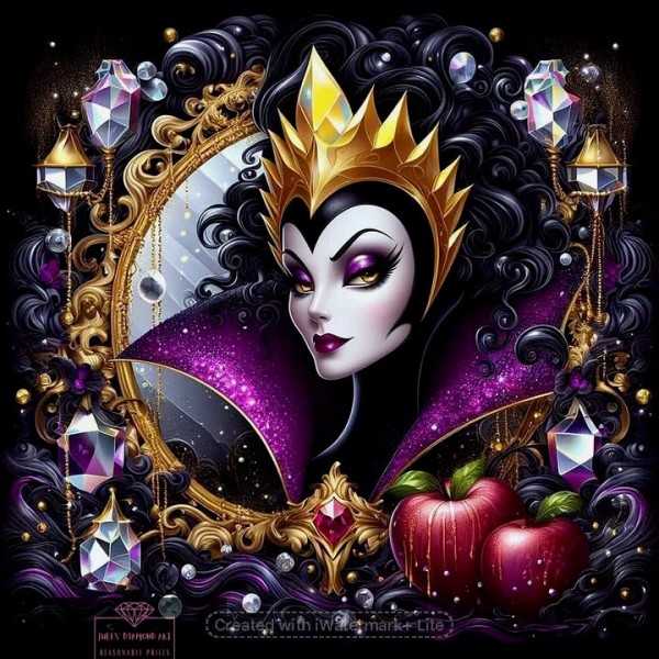 Evil Queen 40*40cm full round drill diamond painting