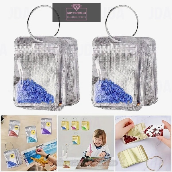 200 pcs drill bag diamond painting accessories