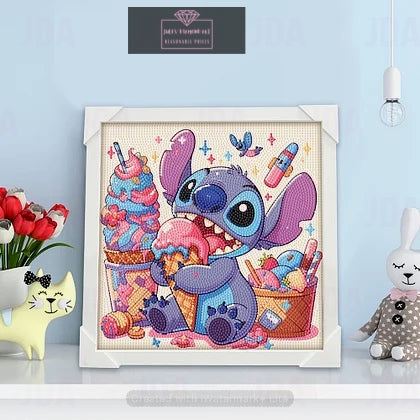 Stitch with frame 28*28cm full round drill diamond painting
