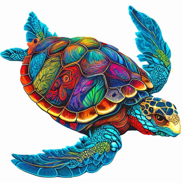 Turtle Full 11CT Pre-stamped Cross Stitch 50*50cm