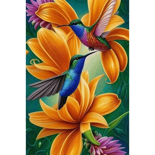 Birdsong 40*60cm full round drill diamond painting