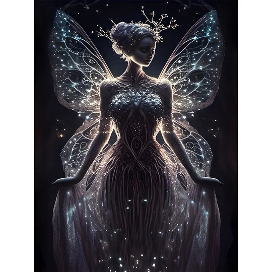 Butterfly Fairy 30*40cm full round drill diamond painting