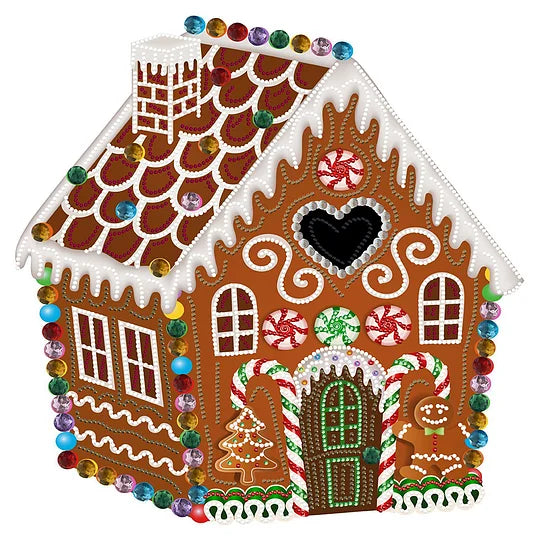 Christmas Cabin 40*40cm special shaped drill diamond painting