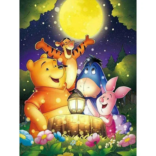 Winnie The Pooh And His Friends 30*40cm full round drill diamond painting