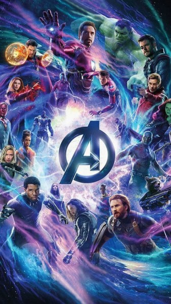 Marvel Movie Poster 70*120cm full round drill diamond painting