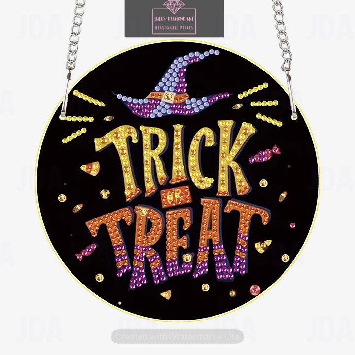 Halloween Trick or Treat Pendant diamond painting