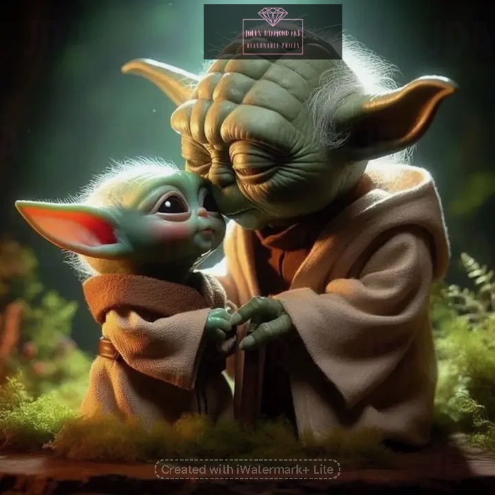 Yoda 40*40cm full round drill (30 colours) diamond painting