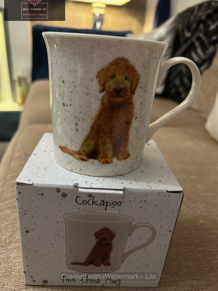 Mug with box Cockapoo