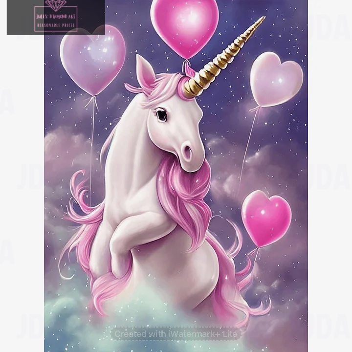 Unicorn 30*40cm full round drill diamond painting