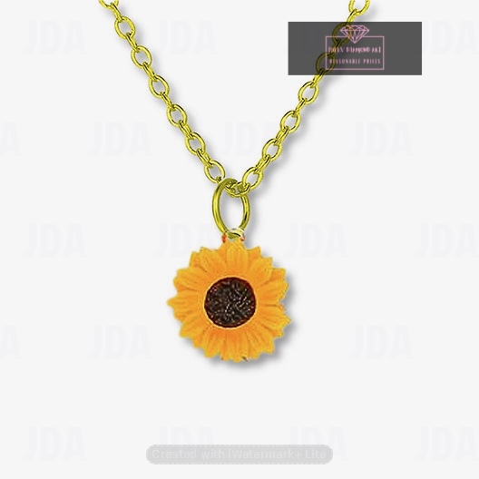 Sunflower Necklace