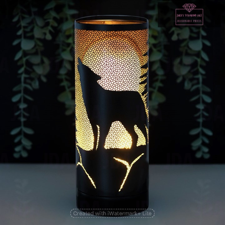 Wolf Song Aroma Lamp by Lisa Parker