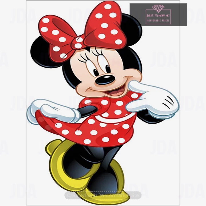 Minnie 40*30cm full round drill diamond painting