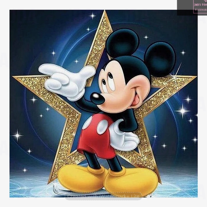 Mickey Mouse 30*30cm full square drill diamond painting