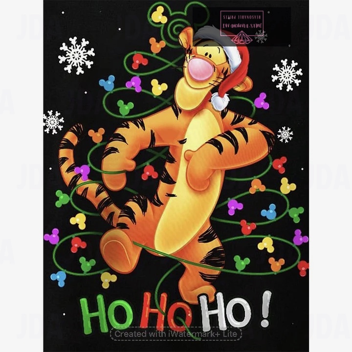 Christmas Disney Tigger 30*40cm full round drill diamond painting