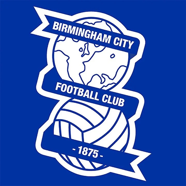 Birmingham City Football Club 50*50cm full rou nd drill diamond painting with AB drills