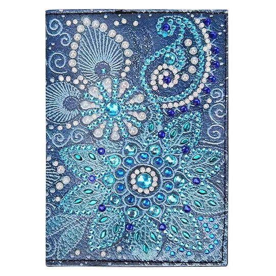 DIY Special Shaped Diamond Painting Leather Passport Cover