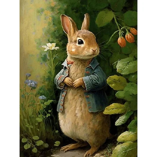 Easter Bunny 30*40cm full round drill diamond painting