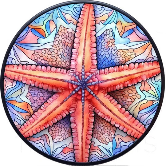 Starfish 30*30cm full round drill diamond painting