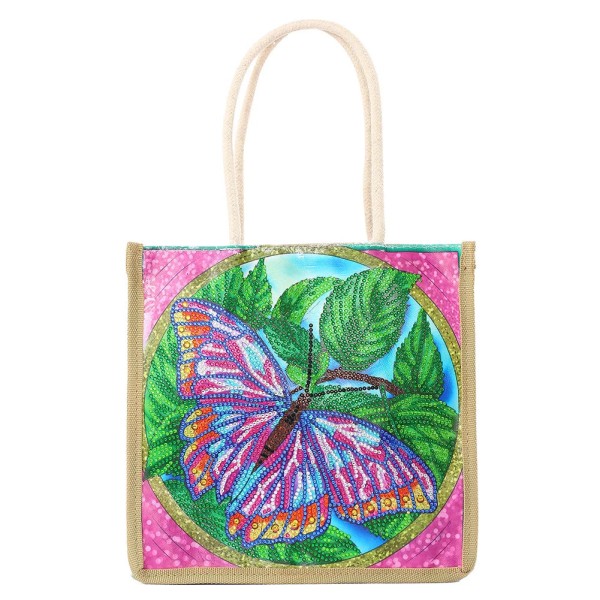 Butterfly Diamond Painting Tote Bag