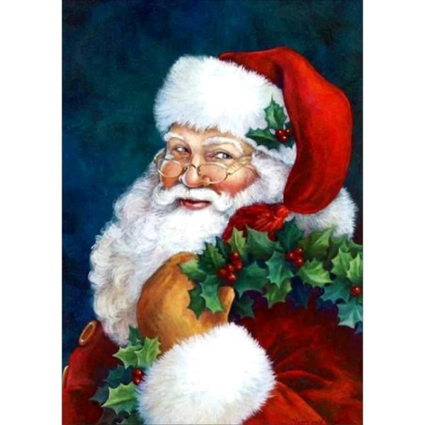 Santa Claus 40*30cm full round drill diamond painting