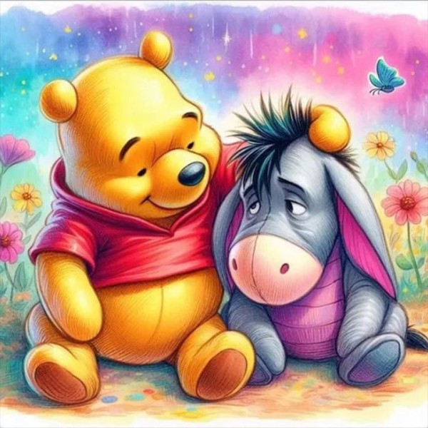 Winnie The Pooh 30*30cm full round drill diamond painting