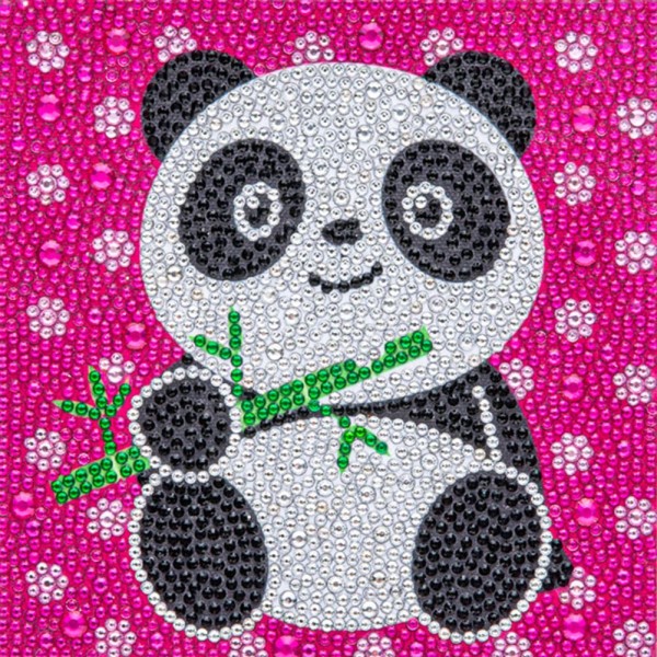 Panda 15*15cm full special shaped drill diamond painting