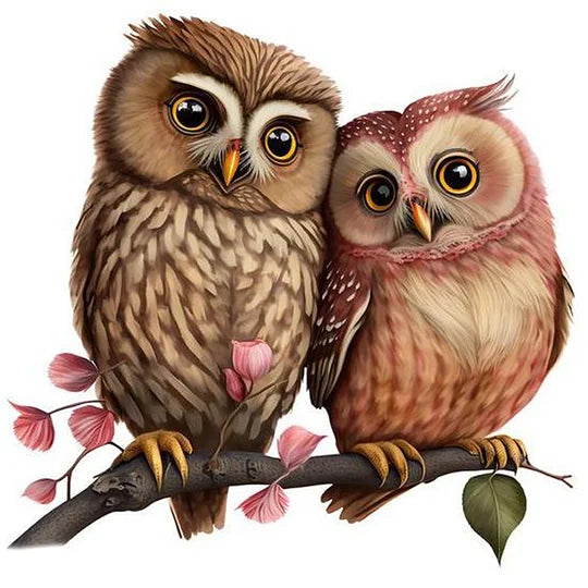 Full Round Drill Diamond Painting 30*30cm Owl