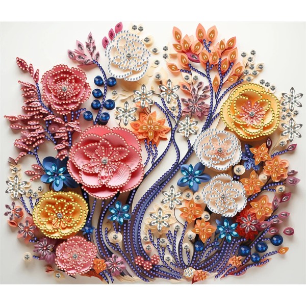 Tree of Life Paper Painting 35*30cm special shaped drill diamond painting