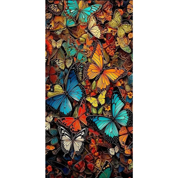 Butterflies 40*80cm full round drill diamond painting