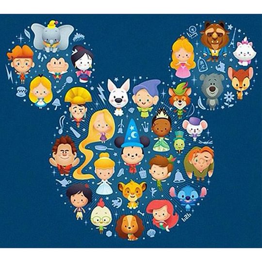 11CT Counted 40*45cm Cross Stitch Cartoon