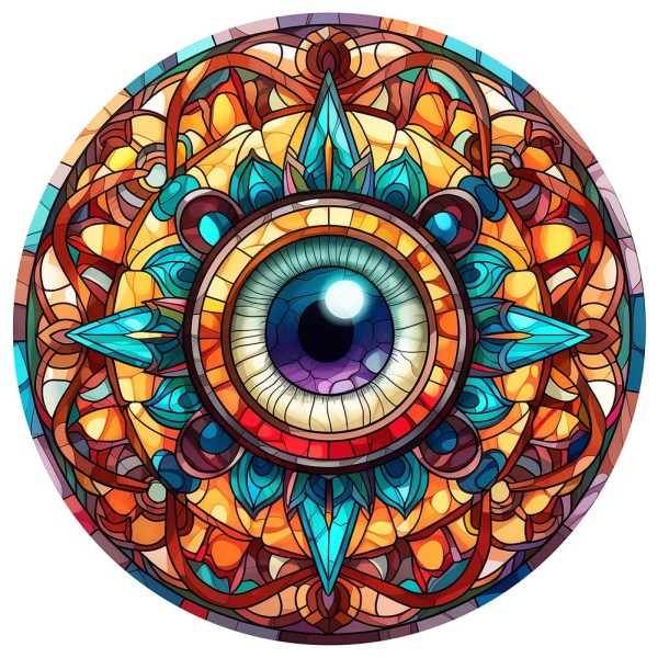 Full Round Drill Diamond Painting 30*30cm Eyeball Mandala