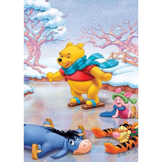 Full Round Drill Diamond Painting 30*40cm Winnie The Pooh