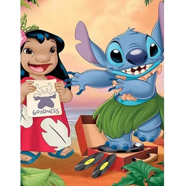 LILO and Stitch 30*40cm full round drill diamond painting